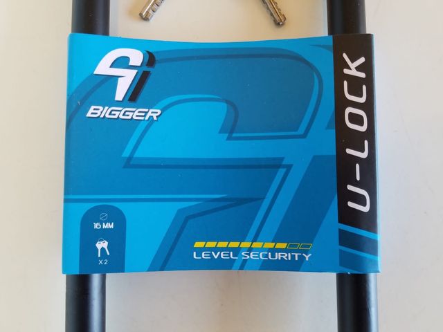 CANDADO PARA BICICLETA U ACERO