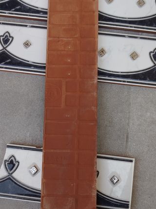 Lote 4 azulejos decorativos azul y blanco