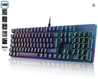 Teclado gaming RGB Aluminio Gris espacial