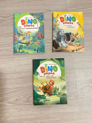 Libro se dinosaurios. “Dino ruedas”