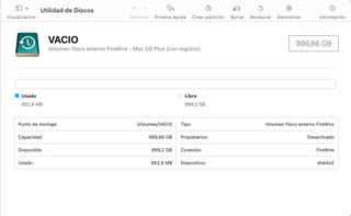 Disco Lacie Firewire vintage