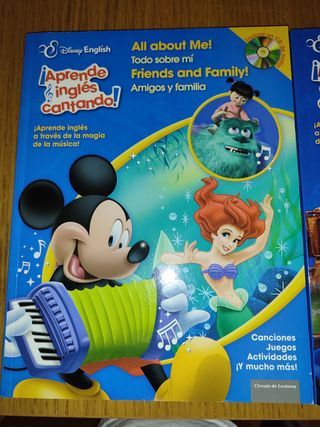 Libros Disney en inglés con CD