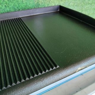 CA🍳  Plancha Hierro 1/2 Ranurada [50 cm] Gas