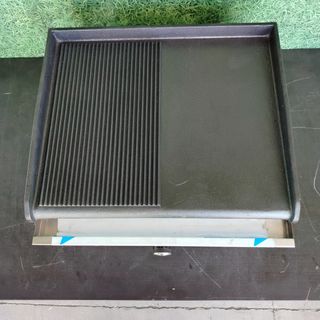 CA🍳  Plancha Hierro 1/2 Ranurada [50 cm] Gas