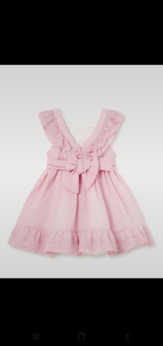 Vestido de ceremonia con fajin