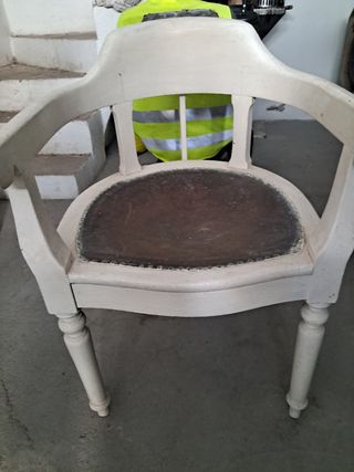 Sillon de barbero antiguo