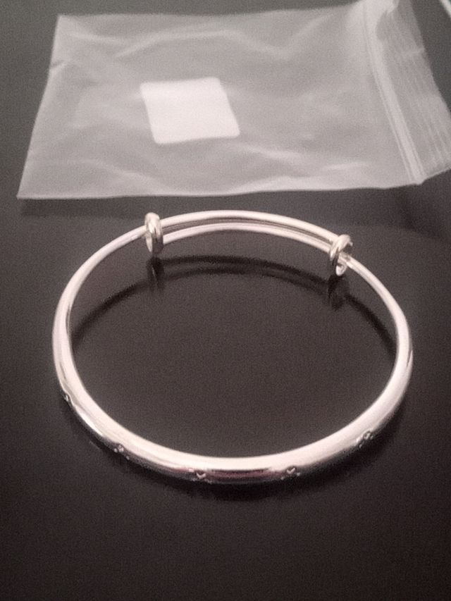 Nuovo bracciale regolabile in argento sterling 925 Ajorca