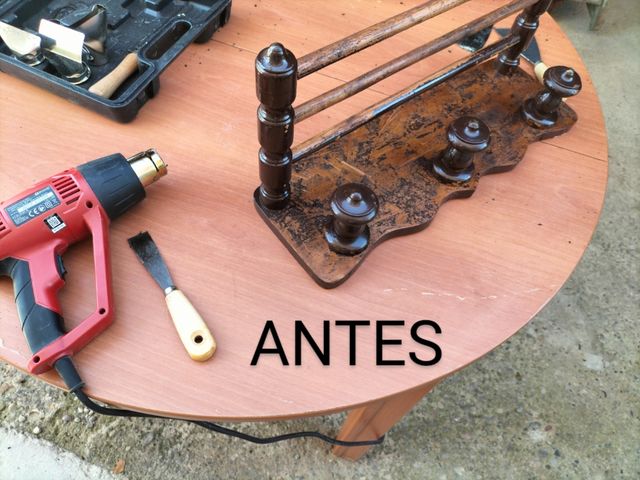 Perchero sombrerero vintage