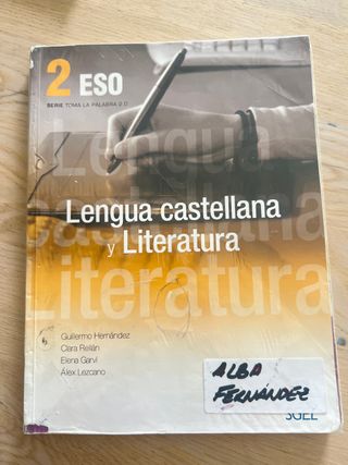 Libro Lengua Castellana y Literatura 2 ESO