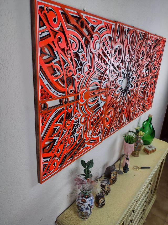 Decorazione da parete Trittico Mandala