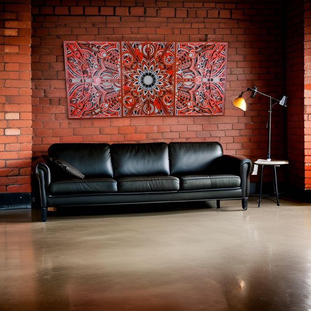 Decorazione da parete Trittico Mandala