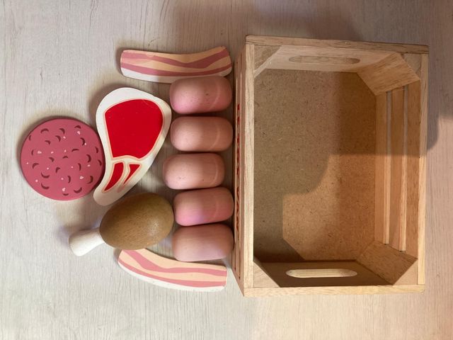 Conjunto de alimentos de madera (Carne) Le Toy Van