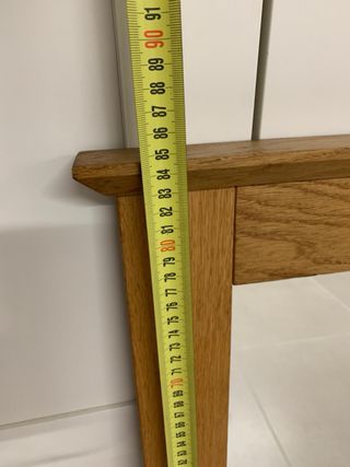 Espejo de madera maziza 116 x 85