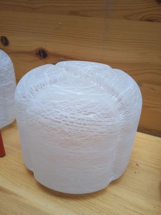 Tulipa opalina cristal lámpara Gaetano Sciolari