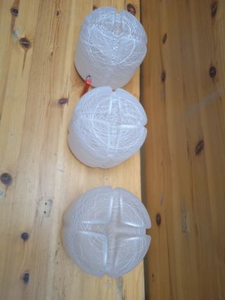 Tulipa opalina cristal lámpara Gaetano Sciolari