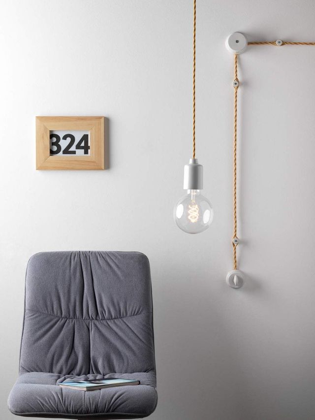 Cable textil TRENZADO MARRÓN Klartext Bella Époque