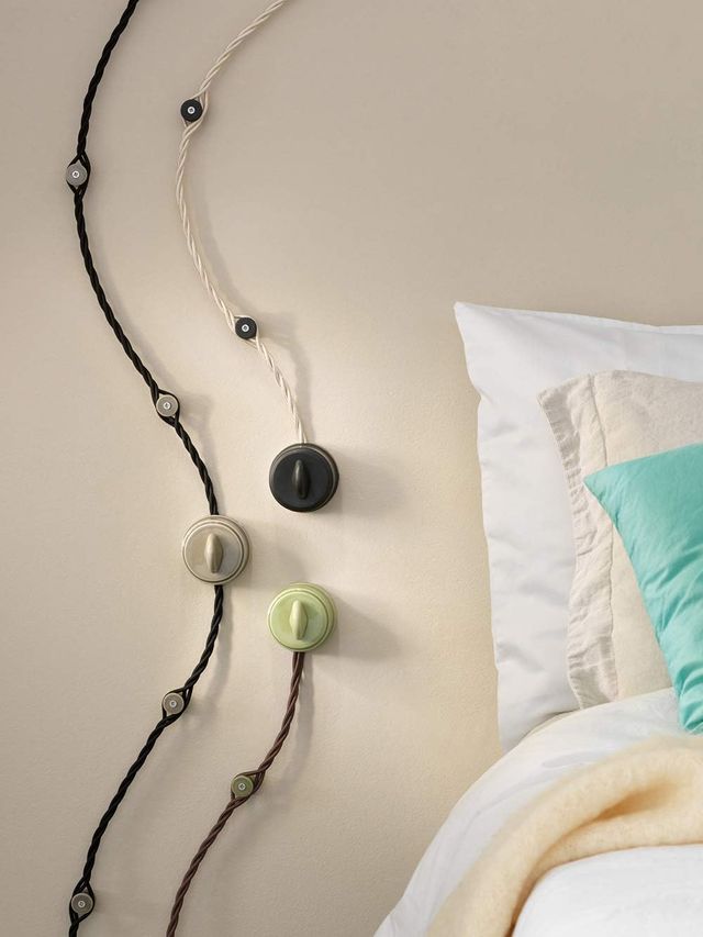 Cable textil TRENZADO MARRÓN Klartext Bella Époque