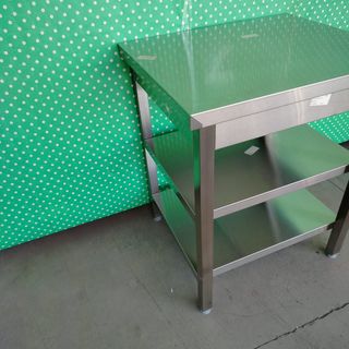 🎱​BU✠ Mesa Mural Acero ✠ 2 Estantes