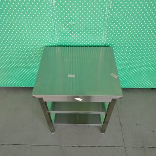 🎱​BU✠ Mesa Central Acero ✠ 2 Estantes