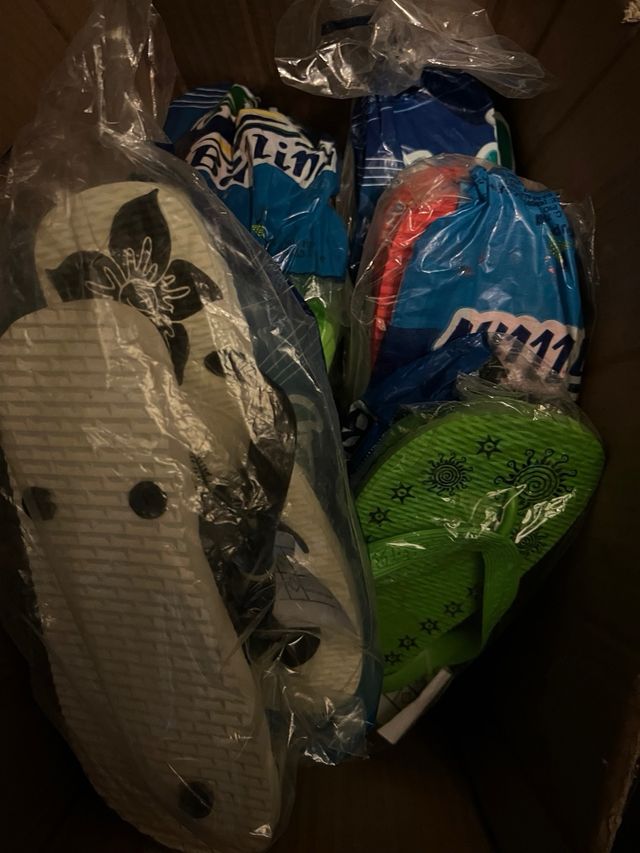 Lote chanclas a estrenar