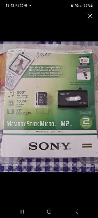 Adaptador Memory Stick Micro