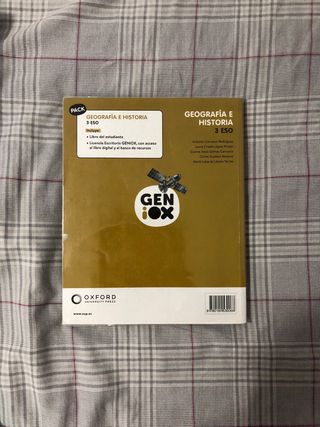 Libro de Geografia Historia, Oxford 3 ESO