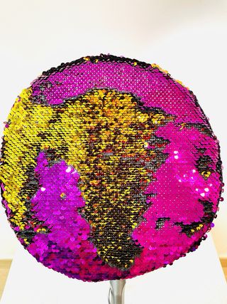 Sombrero burningman morado y dorado