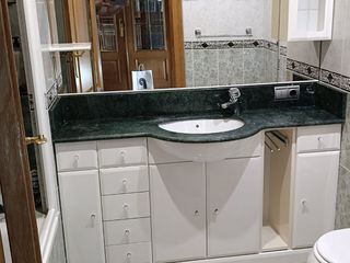 Mueble de Baño + Encimera + Espejo + Armario