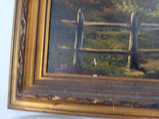 Quadro Oleó con firma Brisz