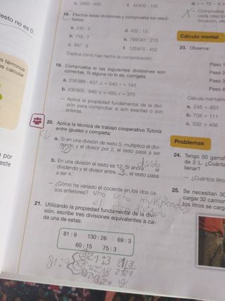 Matemáticas 6 primaria