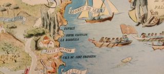 MAPAS ANECDÓTICOS / COSTA BRAVA/ 1941