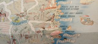 MAPAS ANECDÓTICOS / COSTA BRAVA/ 1941