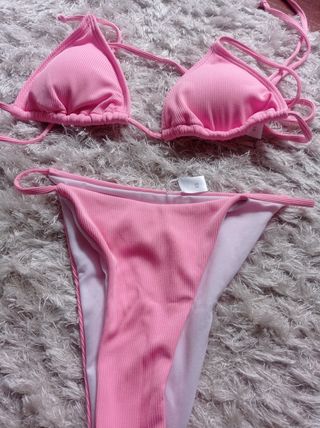 Bikini rosa.XS.
