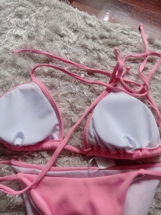 Bikini rosa.XS.
