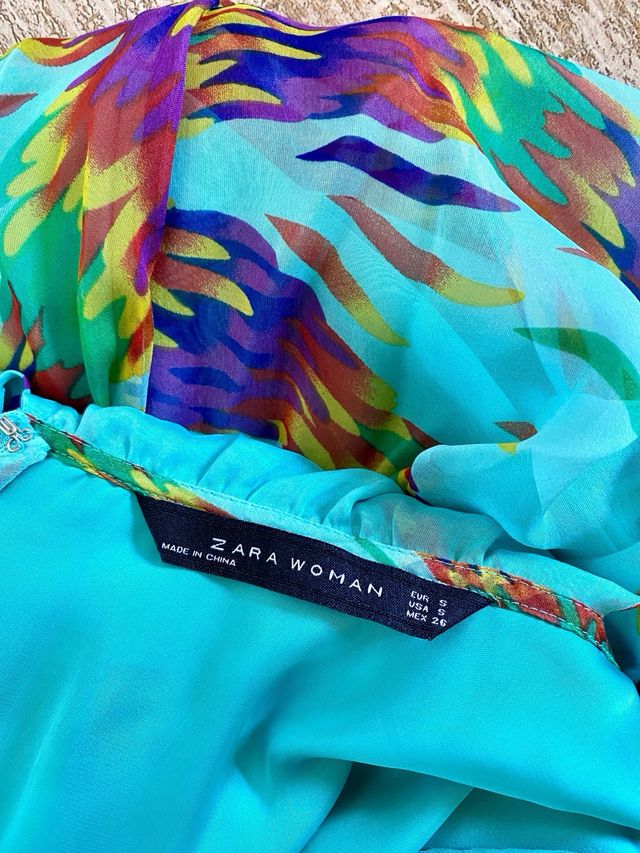 Vestido estampado verano