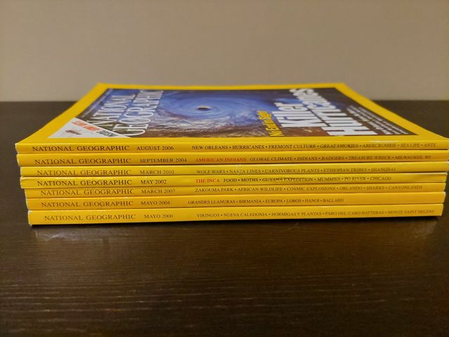 Revistas National Geographic varios