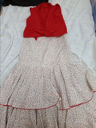 Traje flamenca de niña.