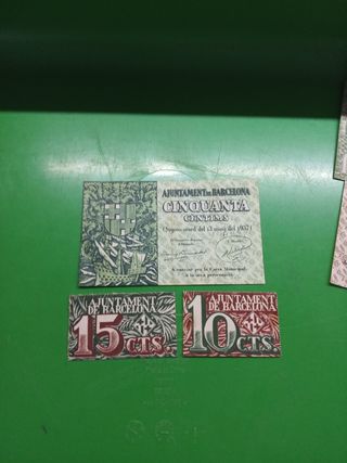 Billetes Ayuntament de Barcelona