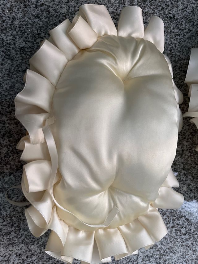 Lote cesta y cojin boda