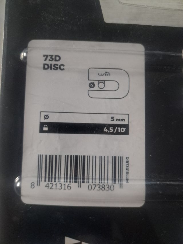 Candado disco luma 5mm