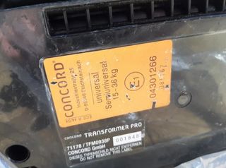 Silla Concorde Transformer XT ISOFIX + extensión