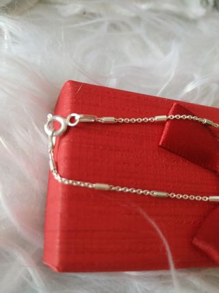 Conjunto de Plata de Ley : Cadena + 2 pa