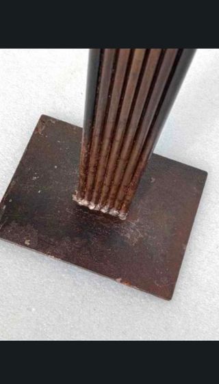 Pareja candelabros velas de pie hachero