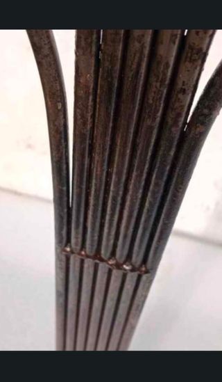 Pareja candelabros velas de pie hachero