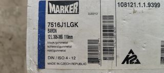 Fijaciones para esquies Market Baron