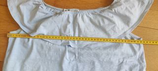 Camiseta, blusa de volantes