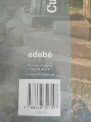 Libro Cultura Clásica 2 Eso Edebé On