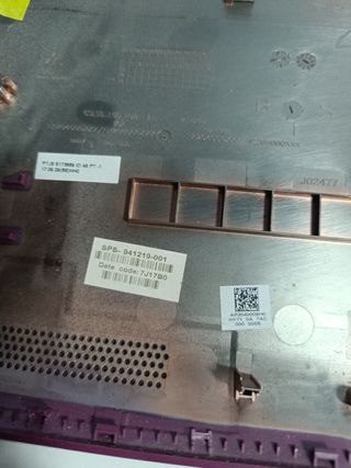 Carcasa trasera HP 