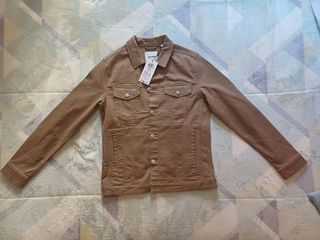 Chaqueta Tejana Color Sepia Beige