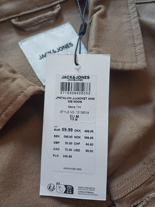 Chaqueta Tejana Color Sepia Beige